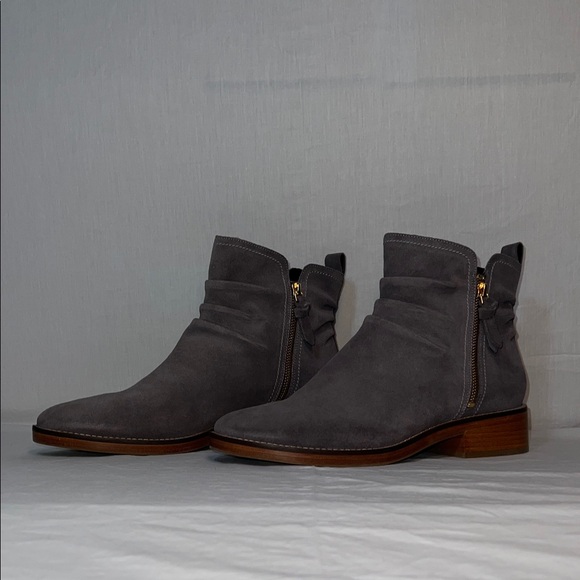 Cole Haan Shoes - Cole Haan Gray Suede Ankle Boots Sz. 11B